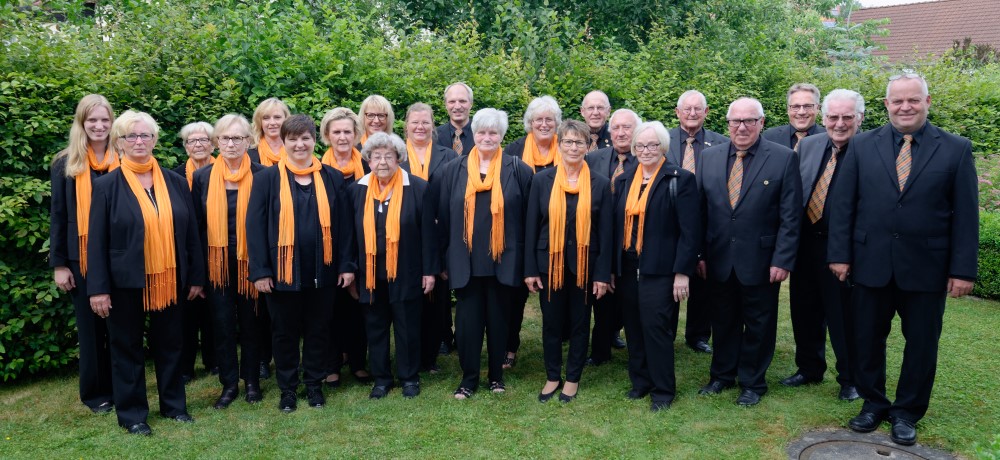 Gruppenfoto Gesangverein Nüst 2018